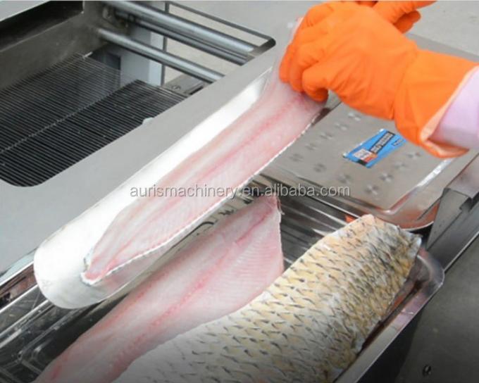Bevroren van de Verwerkingsmachines van Vleesvissen Dikte 10mm de Snijmachinemachine van Snijdersvissen 2