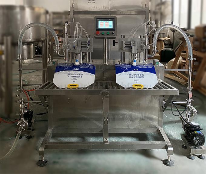 SUS304 de semi Automatische van de de Machinewijn van de Voedselverpakking Vuller van de de Zakslab 0