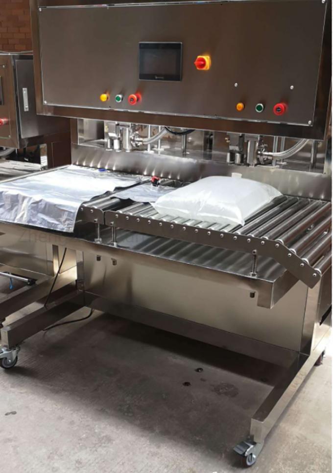 SUS304 de semi Automatische van de de Machinewijn van de Voedselverpakking Vuller van de de Zakslab 3