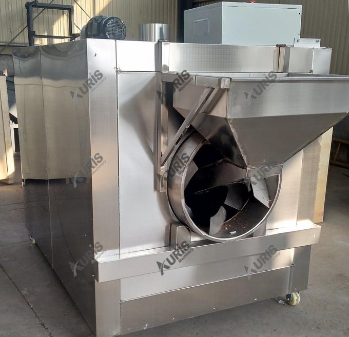 De elektrische van de de Machine200kg/h Pinda van de CachouKoffiebrander Roosterende Machine 0