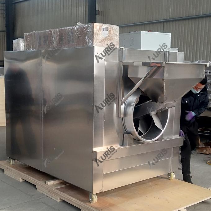 De elektrische van de de Machine200kg/h Pinda van de CachouKoffiebrander Roosterende Machine 6