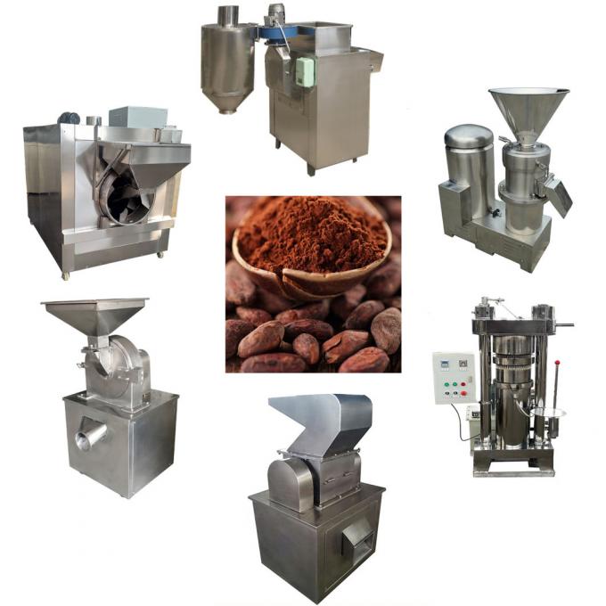 Van de het Poederproductielijn 200kg van de malencacao de Machine van de het Poedermaker 0