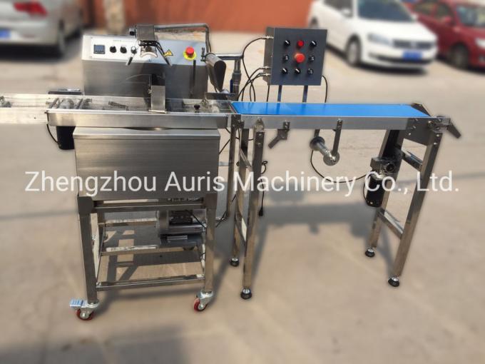 de Machine van het de Chocoladeafgietsel van 10m Min Chocolate Tempering Machine Enrobing 304ss 1