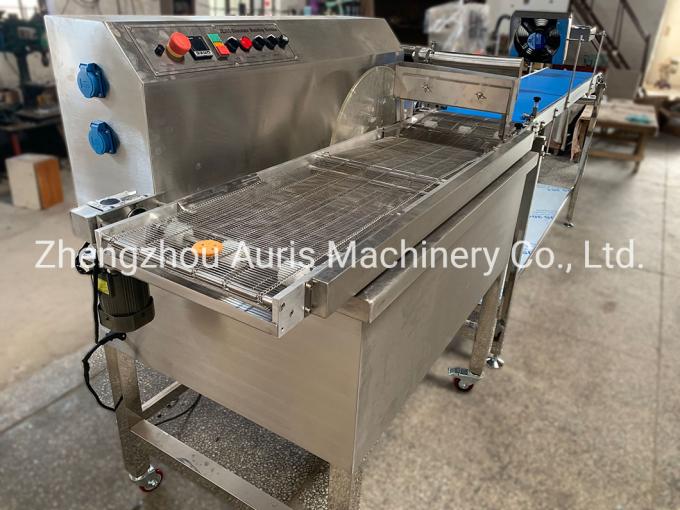 de Machine van het de Chocoladeafgietsel van 10m Min Chocolate Tempering Machine Enrobing 304ss 2