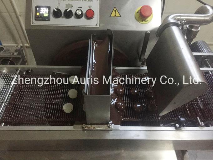 de Machine van het de Chocoladeafgietsel van 10m Min Chocolate Tempering Machine Enrobing 304ss 3