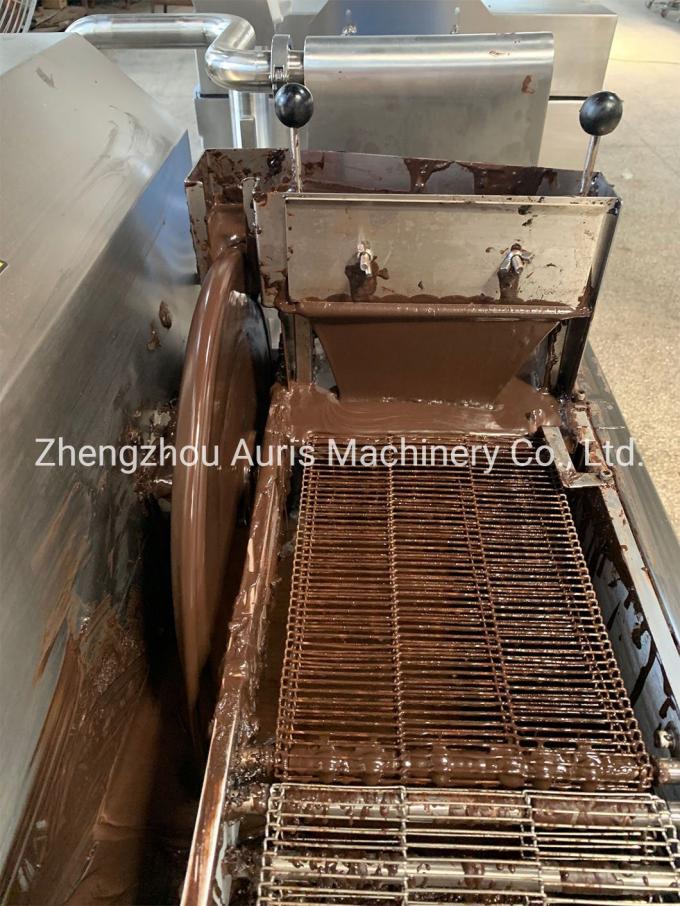 de Machine van het de Chocoladeafgietsel van 10m Min Chocolate Tempering Machine Enrobing 304ss 4