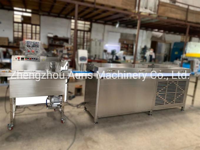Het hullen van van het het Koekjessuikergoed van de Chocolade Aanmakende Machine Vormende de Machine Koeltunnel 1