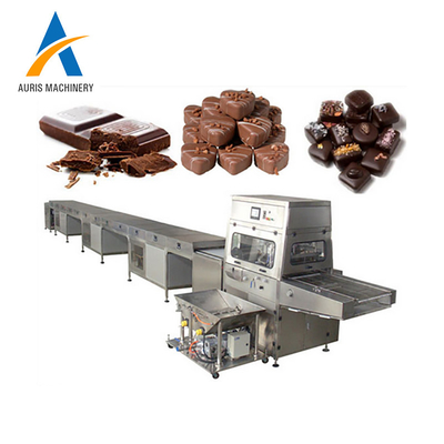 capaciteit 200mm van 200kg 500kg Chocolade die Hullend Machine Koele Tunnel aanmaken