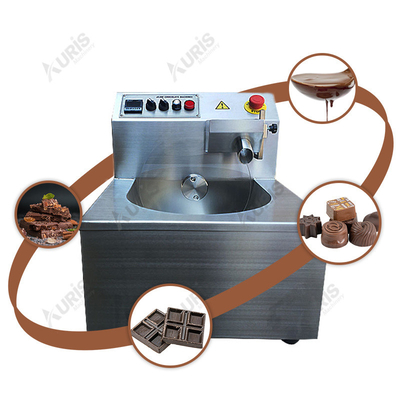 Roestvrij staal 304 de Machine van de de Buichocolade van de Chocoladebereidingsmachine 8L 30L