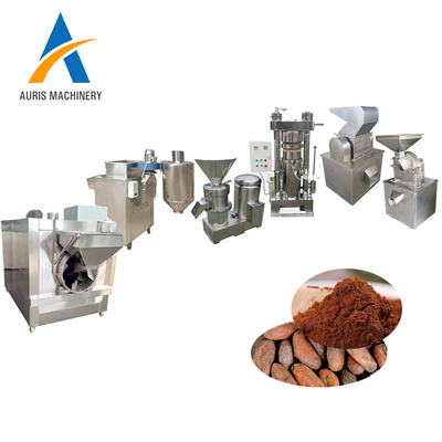 Van het de Cacaopoeder van ACS Bean To Bar Chocolate Machine 500kg H de Malende Machine