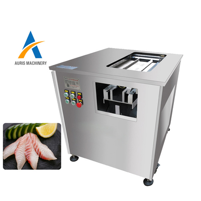 De diagonale Automatische Karper Salmon Slicing Fish Deboning Machine van de Vissensnijmachine