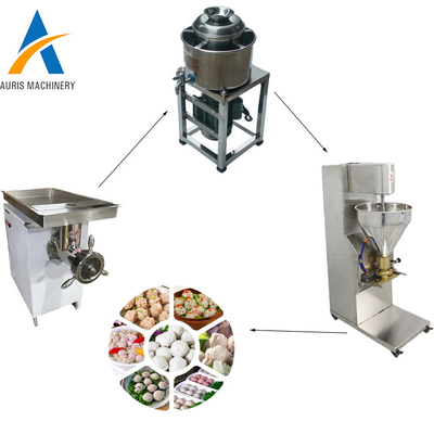 De verticale Automatische Bal die van het Materiaalvissen van de Vissenverwerking Machine vormen