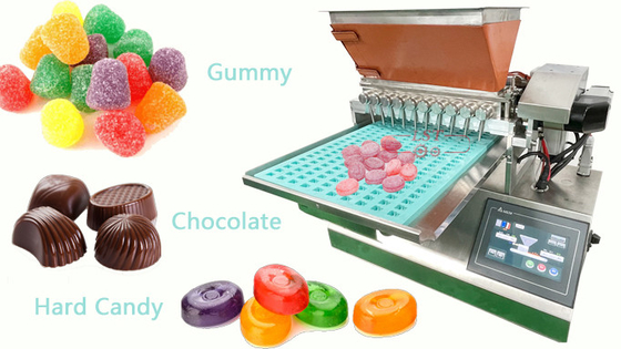 PLC Suikergoed die Machinesss304 tot Chocolade maken Kleverige Depositeurmachine