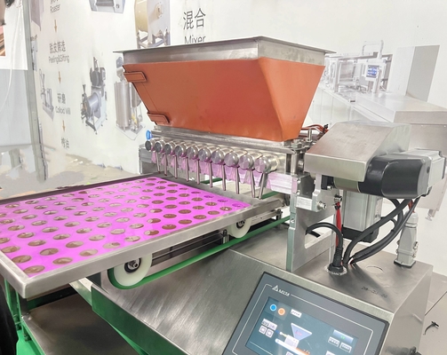 PLC Suikergoed die Machinesss304 tot Chocolade maken Kleverige Depositeurmachine