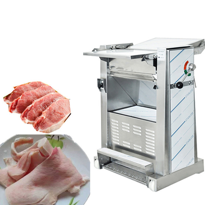 0,75 KW-de Huid Chopper Pork Skin Peeling Machine van de Vleessnijmachine