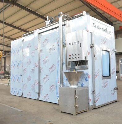 380v PLC 100kg van de vlees Rokende Machine het Huisoven van de Partij Industriële Rook
