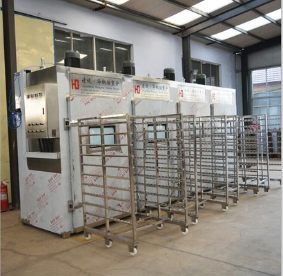 380v PLC 100kg van de vlees Rokende Machine het Huisoven van de Partij Industriële Rook