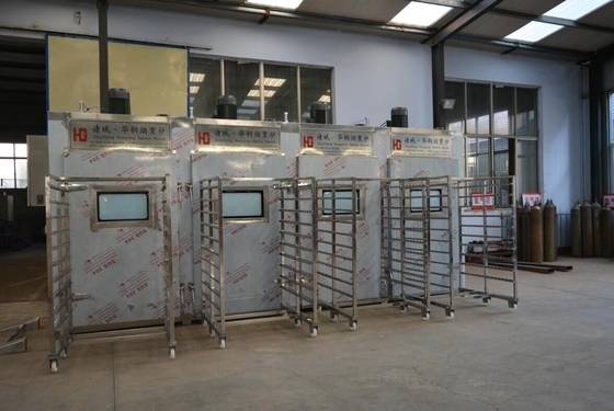 380v PLC 100kg van de vlees Rokende Machine het Huisoven van de Partij Industriële Rook