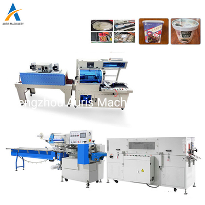 Van de het Voedselverpakking van de pizzastroom de Automatische van de de Machineverbinding Machine van de het Hoofdkussenverpakking
