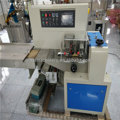 Van de de Verpakkingsmachine van het lollys de Automatische Voedsel Machine van de het Hoofdkussenverpakking van Mooncake Horizontale