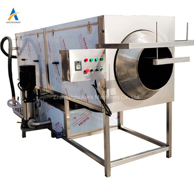 200kg uurnoten die Machine van de de Pindabraadpan van Machine de Industriële Pitten verwerken