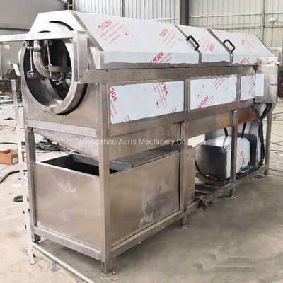 200kg uurnoten die Machine van de de Pindabraadpan van Machine de Industriële Pitten verwerken