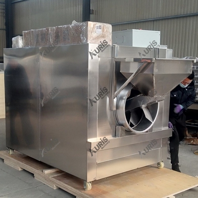 Van de de Machine500kg Okkernoot van de trommel Roterende Pinda Roosterende de Cachou Roosterende Machine