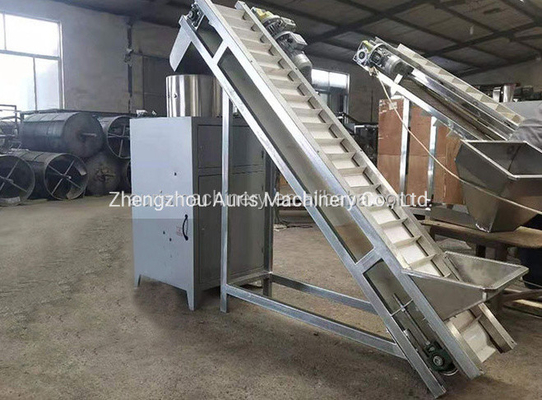 Het sorteren van de Commerciële Cachou die van de het Schilmesjenoot van de Pinda Roosterende Machine Machine schillen