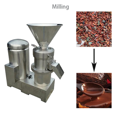 24kw de Productielijn van het de Cacaopoeder van Bean To Bar Chocolate Machine 200kg
