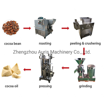Van de Verwerkingsmachines 100kg van de cacaochocolade Lijn van de de Pindakaasverwerking de Elektrische