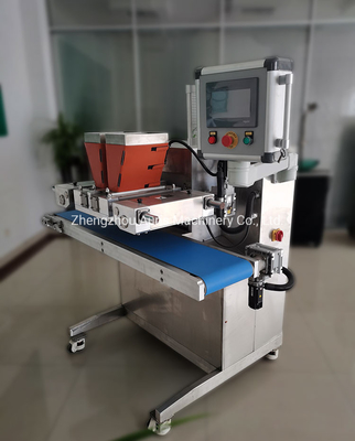 6PCS de Deklaagchocolade van Min Chocolate Pouring Machine 304ss het Deponeren Lijn
