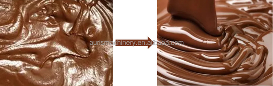 de Maker van de de Chocoladesnack van 500L 1000L de Elektrische Raffineermachine van de Chocoladeconche van de Chocoladebereidingsmachine