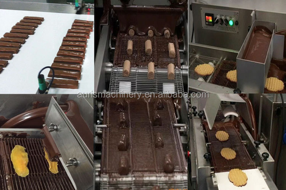 De multi Functionele van de de Kledermachine van de Cakechocolade van de de Verglazingschocolade Onderdompelende Machine