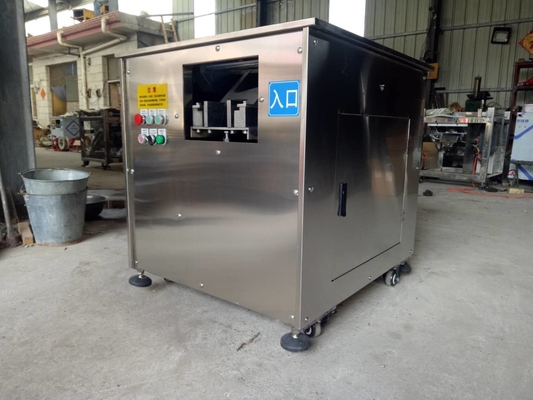 Bevroren van de Verwerkingsmachines van Vleesvissen Dikte 10mm de Snijmachinemachine van Snijdersvissen