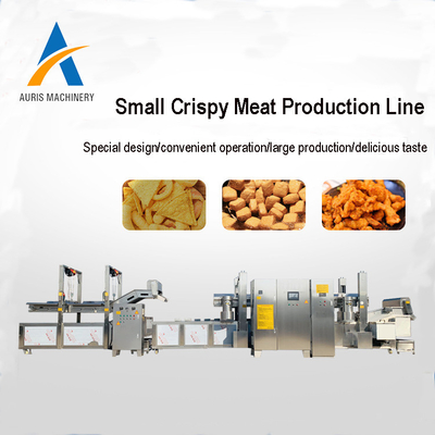 SUS304 braadpanmachine voor Kleine Knapperige Aardappel Chips Meat Continuous Frying Line