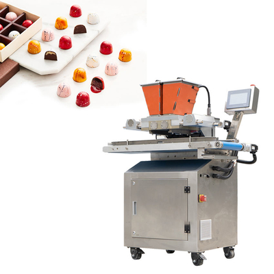 2d/3d één Geschotene Dubbele Kleurenchocoladeschilfers die Machinechocolade het Deponeren automaat maken