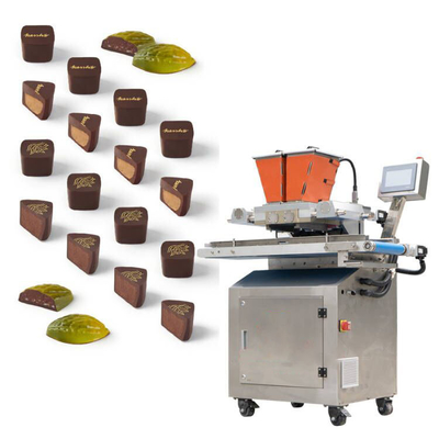2d/3d één Geschotene Dubbele Kleurenchocoladeschilfers die Machinechocolade het Deponeren automaat maken