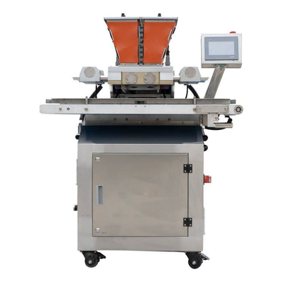 2d/3d één Geschotene Dubbele Kleurenchocoladeschilfers die Machinechocolade het Deponeren automaat maken