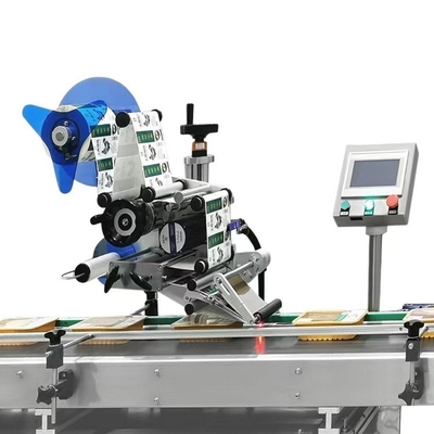 De automatische machines van het vliegtuigetiket verdubbelen groente vastklampen zich film etiketteringsmachine