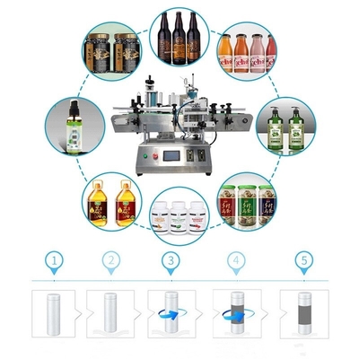 Automatische Lijsttype Kleine Etherische olie om Flessensticker Etiketteringsmachine