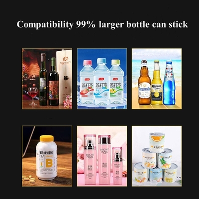 Het automatische stickerfles instrument van het de flessenetiket van de etiketteringsmachine voor plastic glascontainers